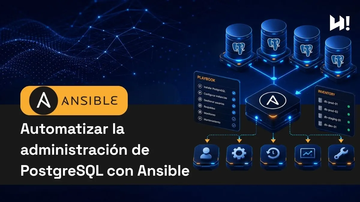 Automatización de PostgreSQL con Ansible en infraestructura empresarial