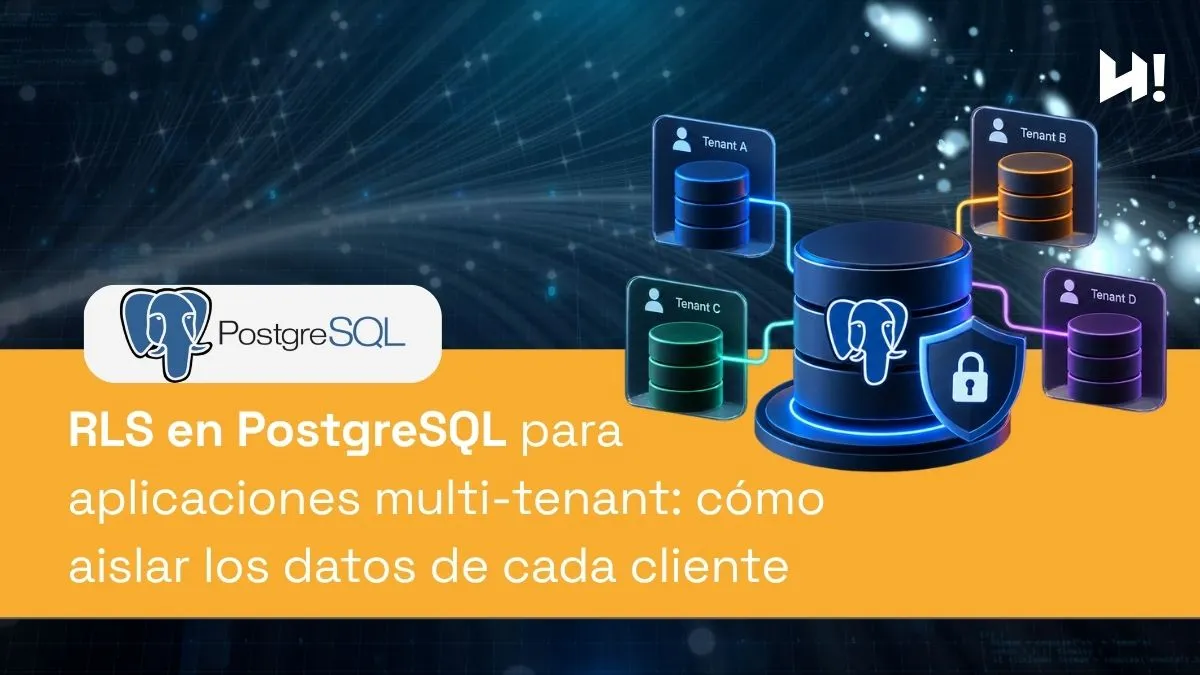 RLS en PostgreSQL para aplicaciones multi-tenant